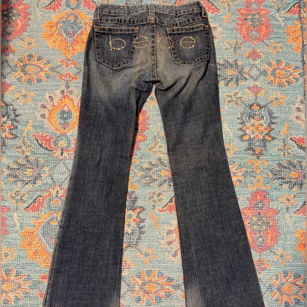 y2k low rise Bebe jeans